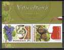 Romania -  Cyprus 2010 / Joint Issue / Viticulture / Block - Wijn & Sterke Drank