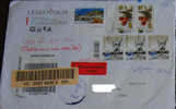 GREECE HELLAS GRECIA 2005 2008 FOOD FEEDING DRINK Usato Used Registred Letter 2009 Complete Cover - Storia Postale