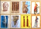 GREECE HELLAS GRECIA Used Usato 8 Different 1974 1975 - Oblitérés