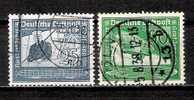 Reich Poste Aérienne N° 57 Et 58 Oblitérés - Airmail & Zeppelin