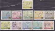 Vaticano 1981 - I Viaggi Del Papa Nel Mondo 1980 (S183) Serie Completa  11 Val - Unused Stamps