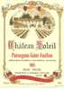 Etiquette De Vin ; Château Soleil - Puisseguin-Saint-Emilion 1993 - Châteaux