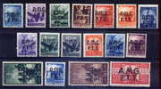 1947-48 - SASSONE N. 1/17 COMPLETE SET MNH ** - Ungebraucht