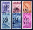 1948 - SASSONE N. 7/12 POSTA AEREA COMPLETE SET MNH ** - Airmail