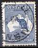 Australia 1913 21/2d Indigo Kangaroo 1st Watermark (Wmk 8) Used - Actual Stamp NSW Cancel - SG4 - Used Stamps