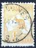 Australia 1913 4d Orange Kangaroo 1st Watermark (Wmk 8) Used  - Clunes NSW - SG6 - Gebruikt