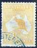 Australia 1913 4d Orange-yellow Kangaroo 1st Watermark (Wmk 8) Used  - Registered Mail - SG6a - Gebraucht
