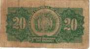 BOLIVIA  20 BOLIVIANOS BROWN MAN HEAD CHURCH FRONT & MOTIF BACK  2ND TYPE DATED 20-07-1928  P.? AF READ DESCRIPTION !! - Bolivien
