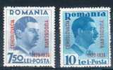 ROMANIA 1935-- SOPRASTAMPA  ROSSA -- ** MNH - Ongebruikt