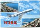 06 - NICE. Avion CARAVELLE. - Luftfahrt - Flughafen