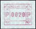 Schweiz Suisse 1987: FRAMA ATM Zumstein 7x Michel 3.7 Von 1987 ** Auf Fluor-Papier (SBK = CHF 3.50) - Viñetas De Franqueo [ATM]