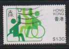 Hong Kong 1982 Used, 1.30 Volleyball,  Sports For Disable, Handicap, Health, Wheelchair - Handicaps