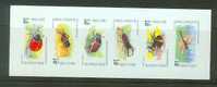 Insectes  -  Abeilles  -  Belgique  -  Carnet NON Dentelé  - Coccinelles -  Scarabés - Faible Tirage - Honingbijen