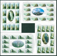 China 2002-19 Yandang Mountain Stamps Sheets Rock Lake Geese Waterfall - Water