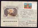 RUSSIA 1983 Enteire Postal Stationery Cover Circulated With Cactusses. - Sukkulenten