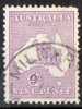 Australia 1913 9d Violet Kangaroo 1st Watermark (Wmk 8) Used - Actual Stamp -Military Mail - SG10 - Usados