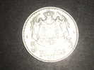 MONACO   5 Francs  1945- Aluminium - 1922-1949 Luigi II