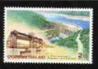 1998 Thailand Irrigation Engineering Stamp Dam Reservoir - Eau