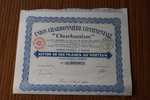 UNION CHARBONNIERE CONTINENTALE CHARBUNION 1929 SIEGE A PARIS  FRANCE  ACTION  TITRE => SCRIPOPHILIE - Mines