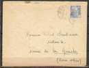 Lettre De 1947 Affranchie Du N° 818A - 1945-54 Maríanne De Gandon
