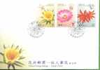 FDC 2008 Flower Stamps - Cactus Flora - Sukkulenten