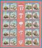 A-1999  FLORA  FUNGHI SHEET -5 SETS-STRIP    NEVER HINGED - Nuovi