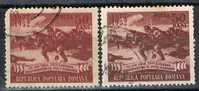 Rumania, Num 1262 Y 1262a,  VARIEDAD Color  Cat Yvert º - Usati