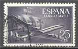 1 W Valeur Used,oblitérée - ESPAGNE - ESPAÑA - AEREO * 1955 - N° 1146-3 - Oblitérés