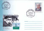 Boris Lazarenco PHYSICIEN,2010 Obliteration FDC,STATIONERY COVER Entier Postal Moldova . - Fysica