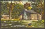 USA Postcard Great Smoky Mountain National Park Mountaineers Cabin NC North Carolina - Asheville