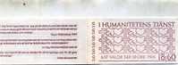 SWEDEN/SVERIGE - 1987  IN SERVICE OF HUMANITY  BOOKLET  MINT NH - 1981-..