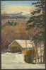 USA Postcard Liberty & Covered Bridge At The Flume NH New Hampshire - White Mountains