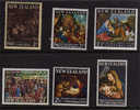 Rembrandt,Durer,Titien,Ma   Ratta,Von  Honthorst. Tableaux Nativite. 6 T-p Neuf **  N-Z - Religion