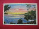 Charlotte NC   Scene On Lake Catawba  Linen - Charlotte