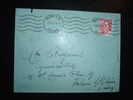 LETTRE MARIANNE DE GANDON 6 F VARIETE OBL. MECANIQUE 08-12-1947 VALENCE S/R (26 DROME) - 1945-54 Maríanne De Gandon