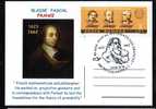 2008 Very Rare POSTCARD  BALAISE PASCAL FRENCH MATHEMATICIEN AND PHILOSOPHER. - Fisica