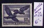 AUSTRIA 1950-1953 - PAJAROS - YVERT  Nº 54 Aereo - Autres & Non Classés