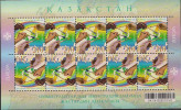 2006 Kasachstan Sheet Mi. 535II ** MNH Sheet  Teté Beche Europa - 2006