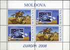 PIA - MOLDAVIA  - 2008 : Europa  -  (Un  Bf  595-96 X 2) - 2008