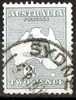 Australia 1915 2d Grey Kangaroo 2nd Watermark (Wmk 9) Used - Actual Stamp - Sydney  - SG24 - Usati