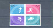 POLAND - 1960 Olympics Imperf. MM - Unused Stamps