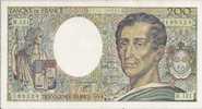 - FRANCE - BILLETS - 200 F - MONTESQIEU - 1992 - N° - 199524 - R . 121 - - 200 F 1981-1994 ''Montesquieu''