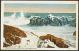 USA Postcard Surf & Rock, Casko Bay, Portland, Maine - Portland