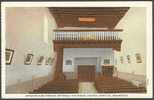 USA Postcard Interior View Toward Entrance, San Miguel Church, Santa Fe, New Mexico - Santa Fe