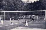 CPA SPORT/TENNIS/ Belle Carte Postale FRANCE URIAGE LES BAINS Tennis Les Courts Animées TBE - Tennis