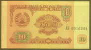 Tajikistan 10 Rub Note, P3, UNC - Tadjikistan