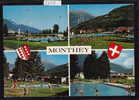 Monthey – 4 Vues De La Piscine Olympique (2677) - Monthey