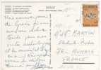 Timbre Yvert N° 1084 , Europa / Carte Du 10 VIII 72 De Cnossos  Pour La France , 2 Scans - Cartas & Documentos