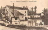 Indre Et Loire , Preuilly Sur Claise , Moulin De L'abbaye En 1916 , Ed Photo Algret - Sonstige & Ohne Zuordnung