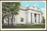 USA Postcard Memorial Hall, University Of Michigan, Ann Arbor, Michigan - Autres & Non Classés